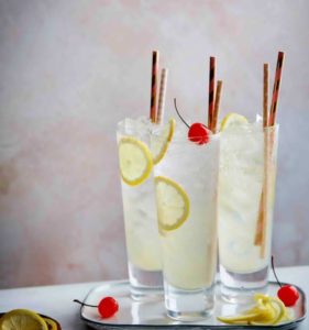 Twist on the Tom Collins, by adding lavendar!