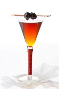 Smoked Cherry Manhattan